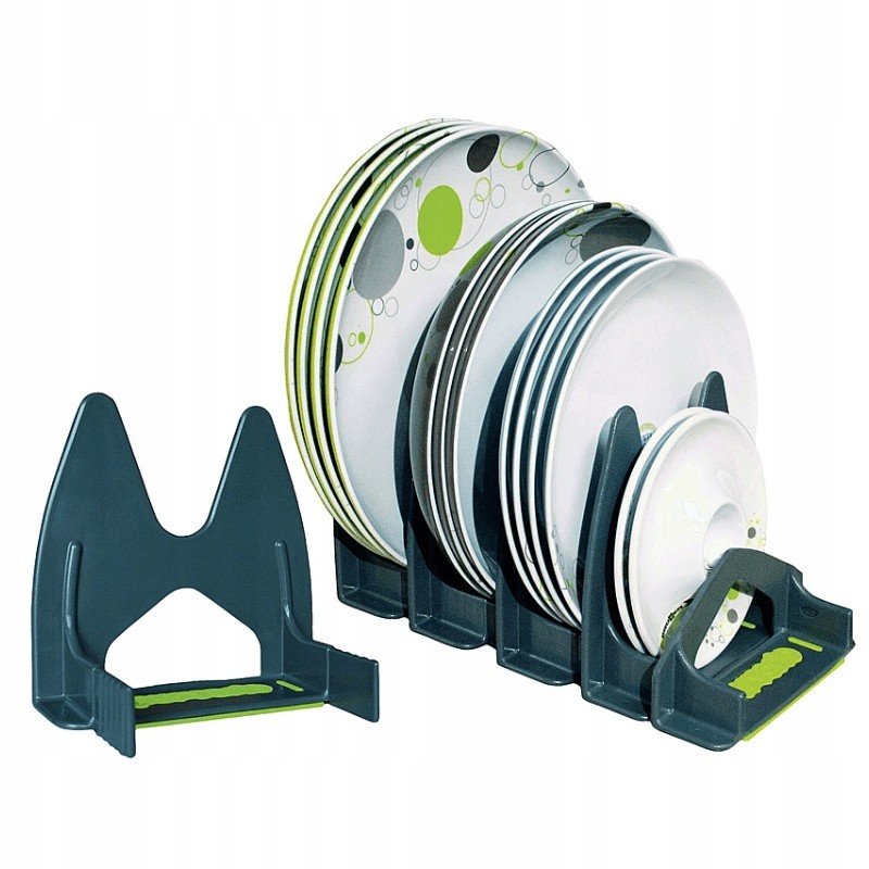 Purvario 4-piece plate organizer for camper