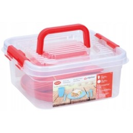 Picnic dinner set plates cups 21 pcs