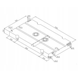 Water tank for a camper trailer, 110l, diverse