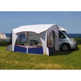 Free-standing tent for a Fiat Ducato Grande camper