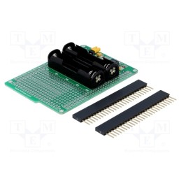 1 pcs x MIKROE - BATTERY BOOST SHIELD BOARD - Expansion board, Comp: MCP1640, prototype board