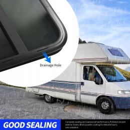 RV sliding window with mesh 50cm 40cm