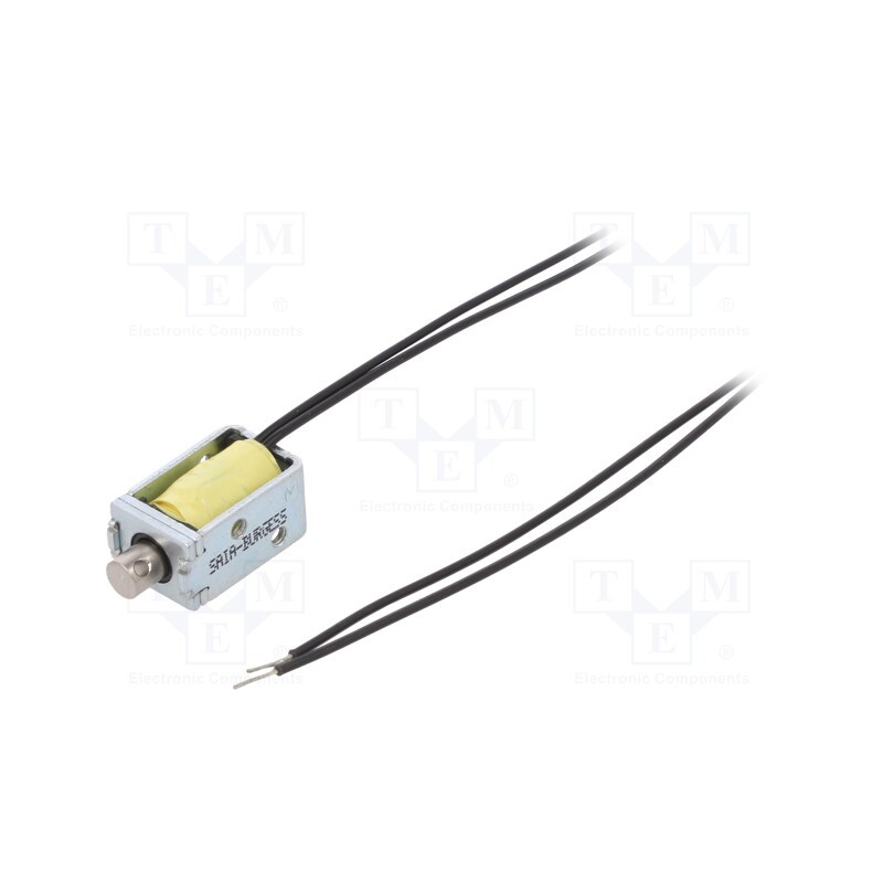 1 pcs x SAIA-BURGESS - B12-253-B-3 - Electromagnet: pull, Usup: 24VDC, Power: 1.3W, Force: 2.1N, 443.1Ω