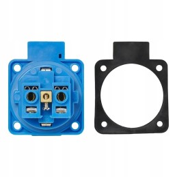 Schuko panel socket 230v plug IP44 16a