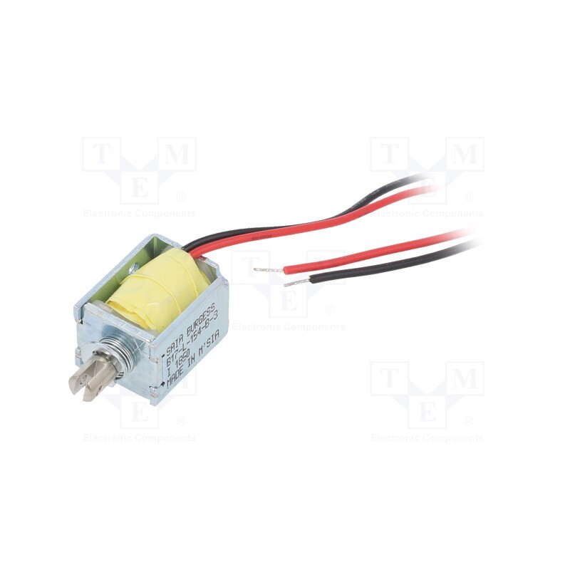 1 pcs x SAIA-BURGESS - B17M-L-154-B-3 - Electromagnet: pull, Usup: 24VDC, Power: 1.6W, Force: 2.5N, 88.95Ω