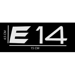 Linde e14 evo pictogram stickers set