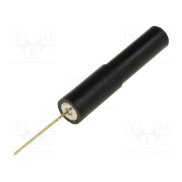 1 pcs x ELECTRO-PJP - ADA35/NEEDLE0.6-SW - Probe tip, 1A, 70V, black, Tip diameter: 0.6mm, Socket size: 4mm