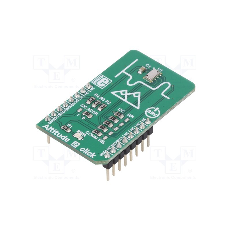 1 pcs x MIKROE - ALTITUDE 2 CLICK - Click board, pressure sensor, I2C,SPI, MS5607-02BA03, 3.3VDC