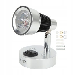 Wall lamp 12v LED aluminum rotating lamp