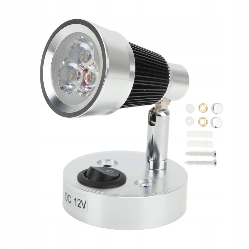 Wall lamp 12v LED aluminum rotating lamp