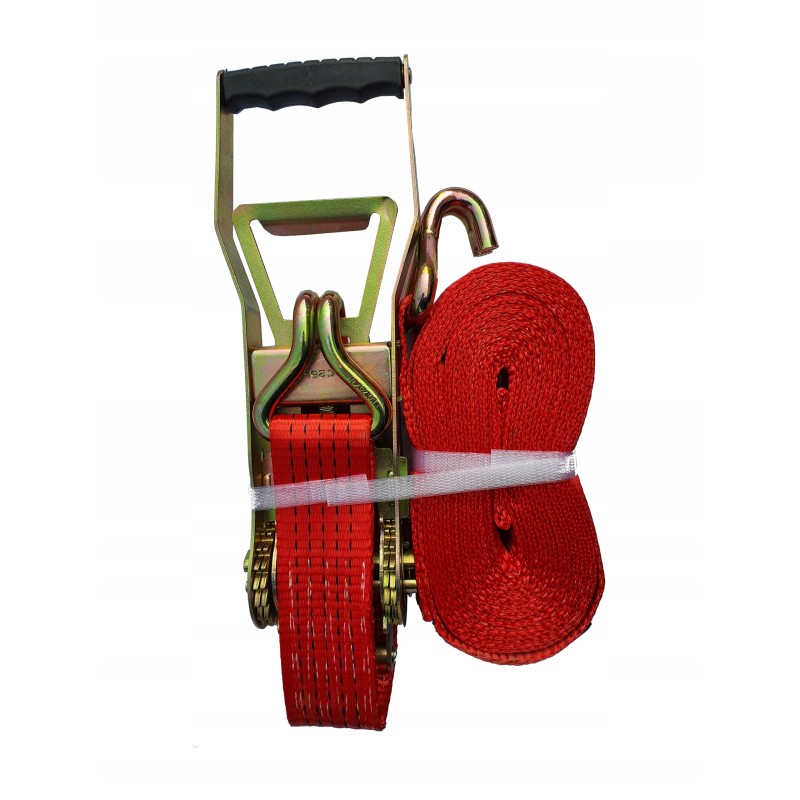 Durable transport belt with tensioner 8m 50mm 5t ergo belts 500 da