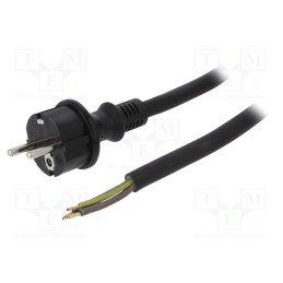 1 pcs x PLASTROL - W-97221 - Cable, 3x2.5mm2, CEE 7/7 (E/F) plug,wires,SCHUKO plug, rubber