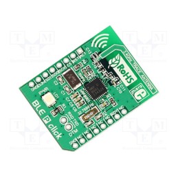 1 pcs x MIKROE - BLE P CLICK - Click board, Bluetooth, SPI, nRF8001, prototype board, 3.3VDC