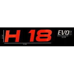 Linde h18 evo pictogram stickers set
