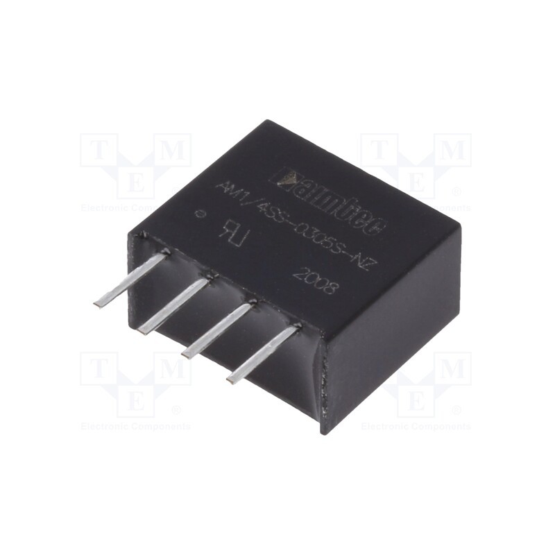 1 pcs x AIMTEC - AM1/4SS-0305S-NZ - Converter: DC/DC, 0.25W, Uin: 2.97÷3.63V, Uout: 5VDC, Iout: 50mA
