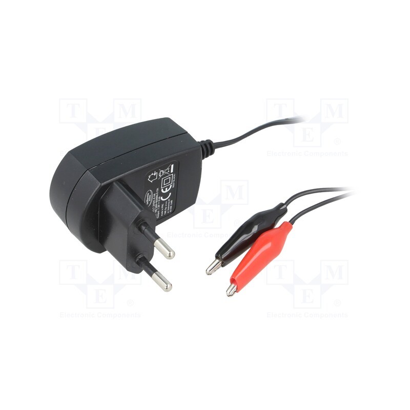 1 pcs x CELLEVIA POWER - CL7.2VDC-0.4A -AS - Charger: for rechargeable batteries, acid-lead, 400mA, 1.2÷4Ah