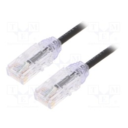1 pcs x PANDUIT - UTP28SP3MBL - Patch cord, TX6-28™,U/UTP, 6, stranded, Cu, LSZH, black, 3m, 28AWG