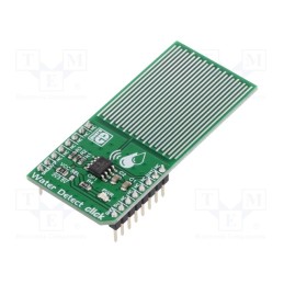1 pcs x MIKROE - WATER DETECT CLICK - Click board, liquid sensor, GPIO, MCP606, prototype board