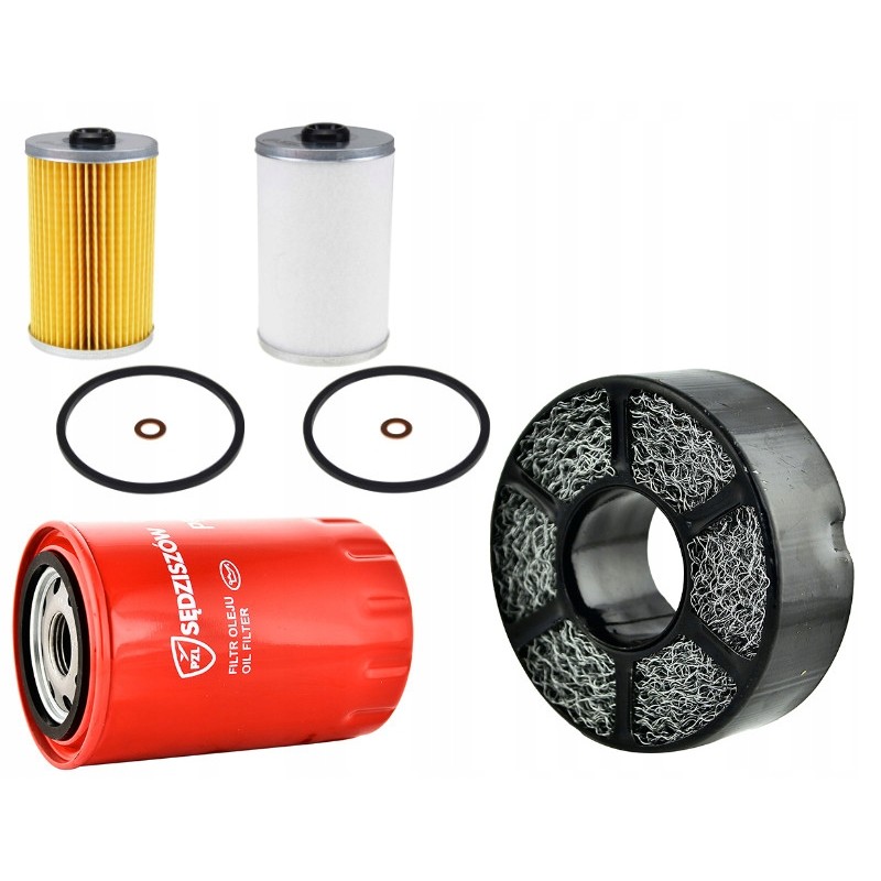 Set of oil and air filters hand 3 4 7