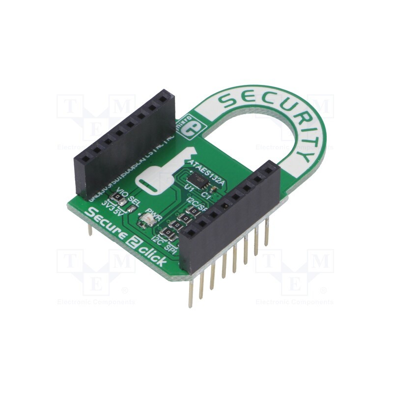 1 pcs x MIKROE - SECURE 2 CLICK - Click board, EEPROM memory, I2C,SPI, ATAES132A, prototype board
