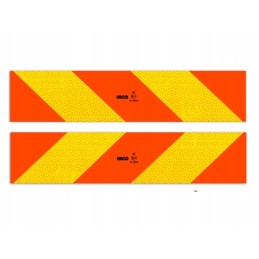 A sign distinguishing the signs for heavy vehicles