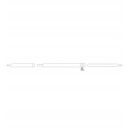 Frame tube for the vestibule oe 22mm 200 280cm