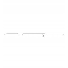 Frame tube for the vestibule, diameter 22mm 200 280cm