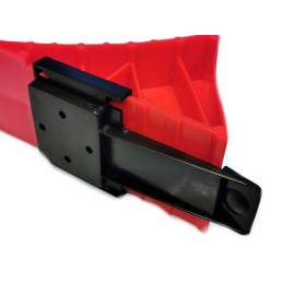 Wedge wheel chocks wheel lock with handle 2 5t