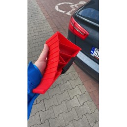 Wedge wheel chocks wheel lock with handle 2 5t