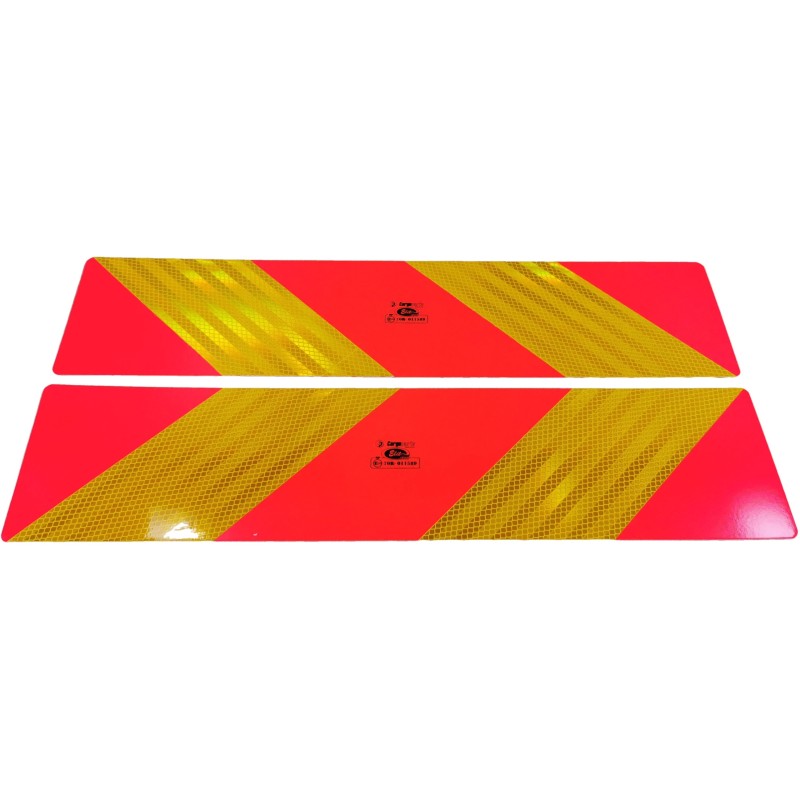 Reflective information warning board, 2 pcs