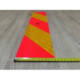 Reflective information warning board, 2 pcs