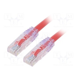 1 pcs x PANDUIT - UTP6AX1MRD - Patch cord, TX6A™ 10Gig,U/UTP, 6a, solid, Cu, PVC, red, 1m, 24AWG