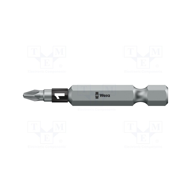 1 pcs x WERA - 5059920001 - Screwdriver bit, Pozidriv®, PZ1, Overall len: 50mm, BiTorsion