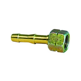 Straight gas connector adapter for Brunner camper