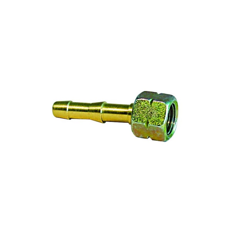 Straight gas connector adapter for Brunner camper