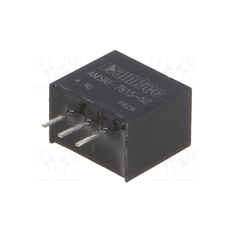 1 pcs x AIMTEC - AMSRI-7815-NZ - Converter: DC/DC, 2.25W, Uin: 8÷21V, Uout: -15VDC, Iout: 150mA, SIP3