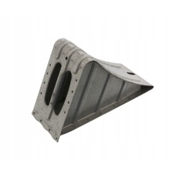 Galvanized steel wheel chock 320x120x150 febi