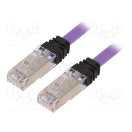 1 pcs x PANDUIT - STP6X1MVL - Patch cord, S/FTP,TX6A™ 10Gig, 6a, stranded, Cu, LSZH, violet, 1m