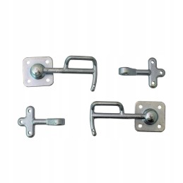 Hooks, locks for trailers, semi-trailers, flat tarpaulins, left and right