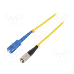 1 pcs x QOLTEC - 54044 - Fiber patch cord, FC/UPC,SC/UPC, 2m, Optical fiber: 9/125um, LSZH