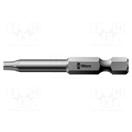 1 pcs x WERA - 5060136001 - Screwdriver bit, Torx®, TX27, Overall len: 50mm