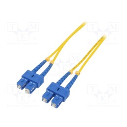 1 pcs x QOLTEC - 54002 - Fiber patch cord, SC/UPC,both sides, 3m, Optical fiber: 9/125um