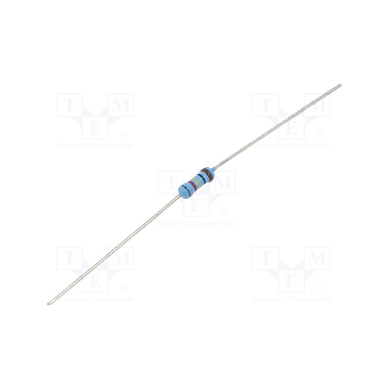 10 pcs x VISHAY - MRS25000C1240FCT00 - Resistor: thin film, THT, 124Ω, 600mW, ±1%, Ø2.5x6.5mm, 50ppm/°C