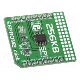 1 pcs x MIKROE - EEPROM 2 CLICK - Click board, EEPROM memory, SPI, 24C08WP, prototype board