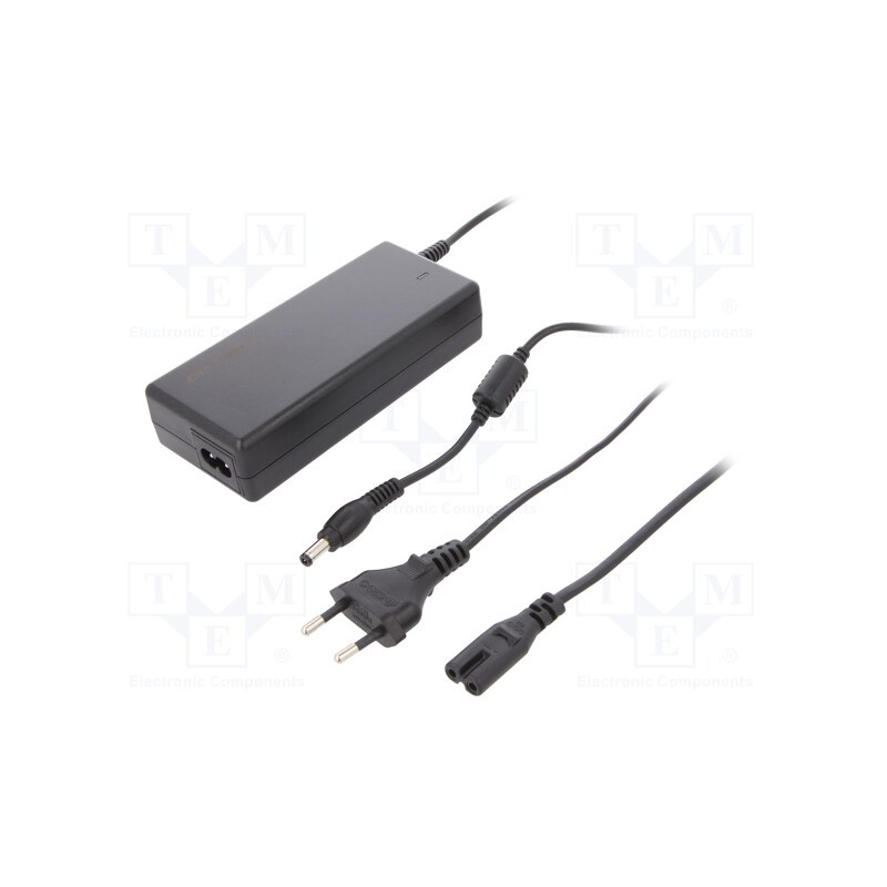 1 pcs x QOLTEC - 51109 - Power supply: switched-mode, 12VDC, 7A, Out: 5,5/2,5, 84W, desktop