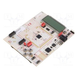 1 pcs x TEXAS INSTRUMENTS - MSP-EXPCC430RF4 - Dev.kit: TI CC430, pin strips,USB B micro, CC430RF4, Display: LCD