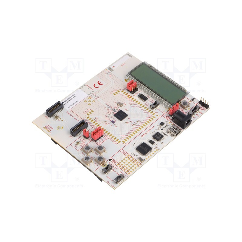 1 pcs x TEXAS INSTRUMENTS - MSP-EXPCC430RF4 - Dev.kit: TI CC430, pin strips,USB B micro, CC430RF4, Display: LCD