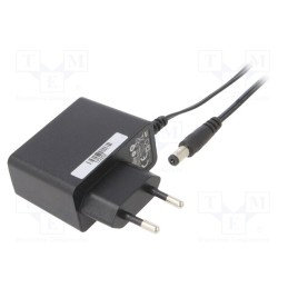 1 pcs x POS - POSC24050A - Power supply: switched-mode, plug, 24VDC, 0.5A, 12W, Plug: EU, black