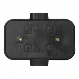 Trailer electrical box box with 10 pp connectors