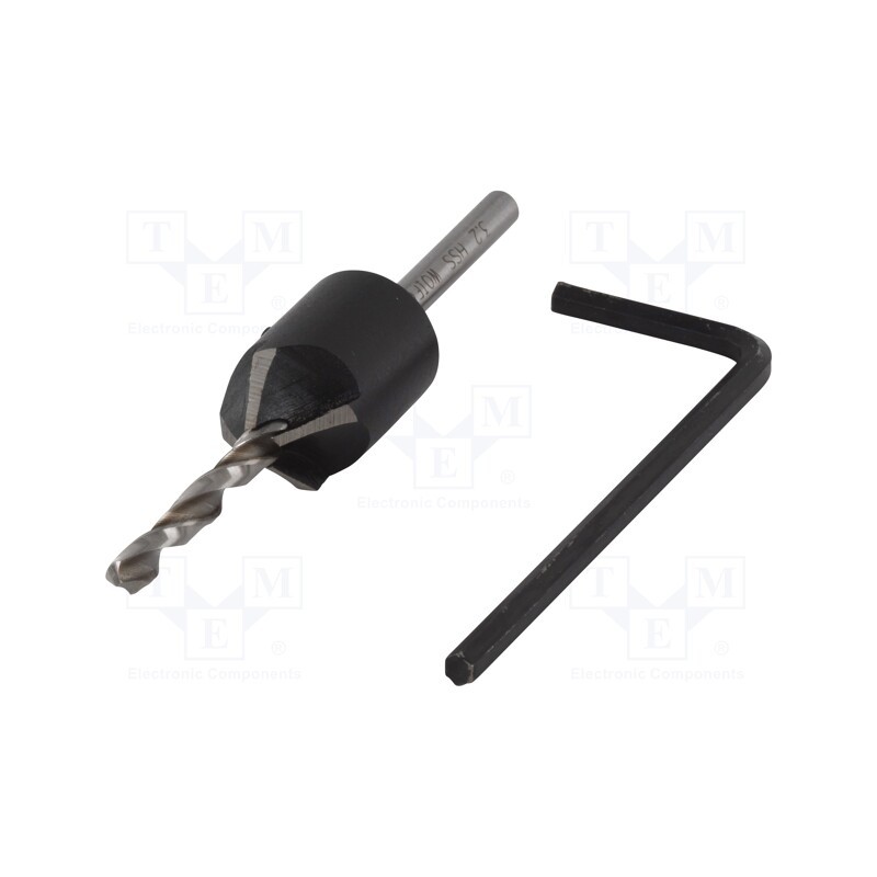 1 pcs x WOLFCRAFT - 2498000 - Screw starter, Ø: 3.2mm, Ø: 3.2÷12mm, wood,chipboard,plastic